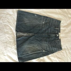 Vintage Paper Denim & Cloth A Line Skirt